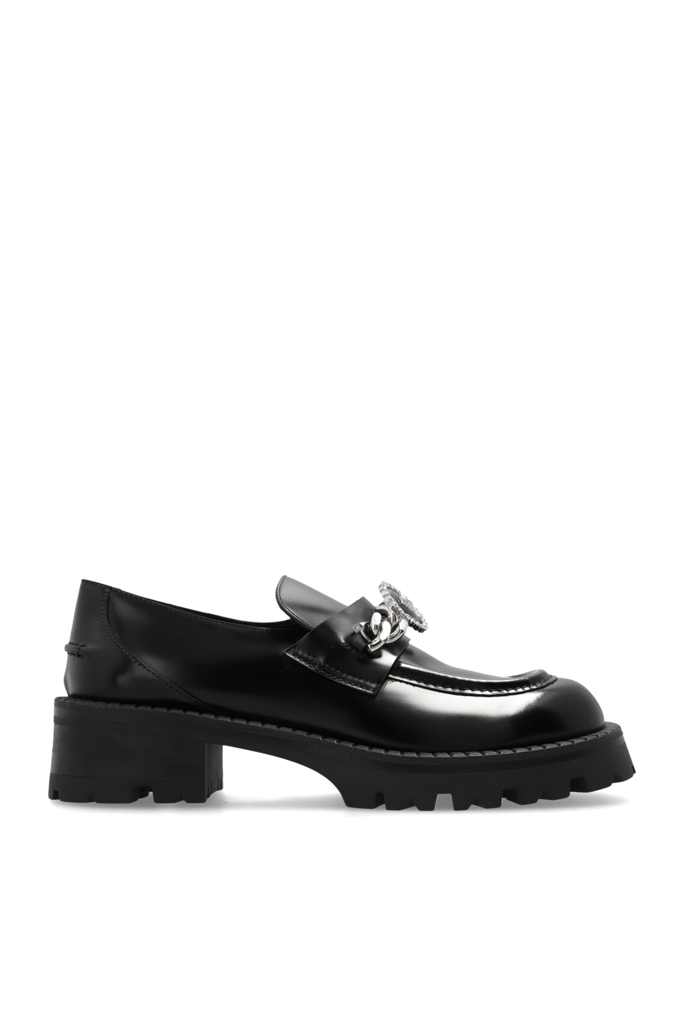 VERSACE Women Calf Leather Loafers - 1