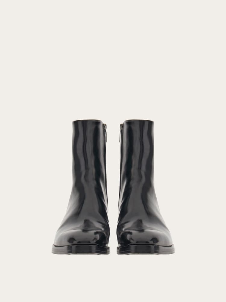 SQUARED TOE ANKLE BOOT - 2
