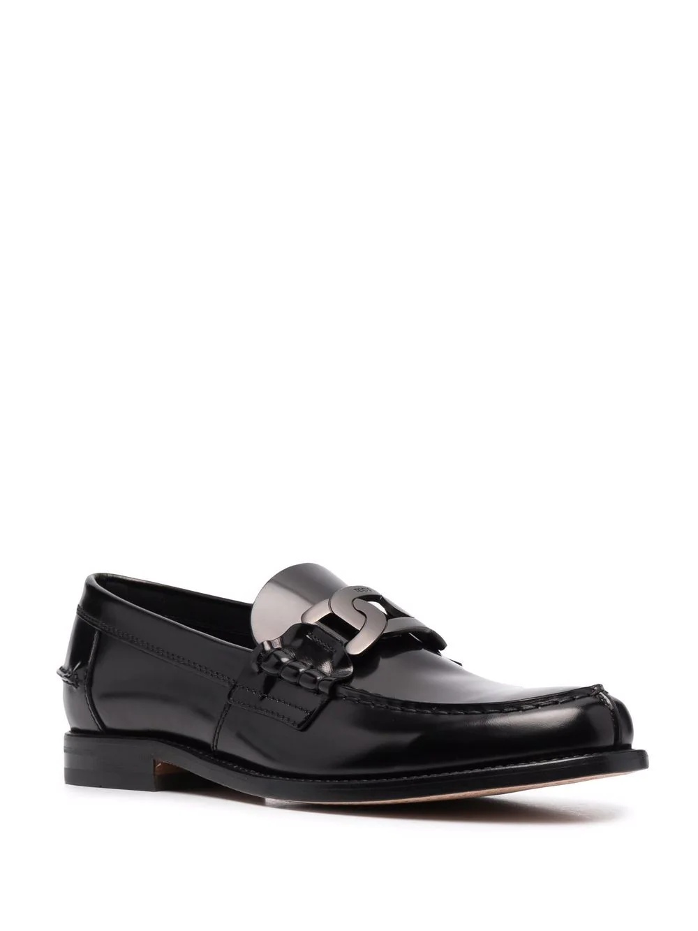 chain-link detail loafers - 2