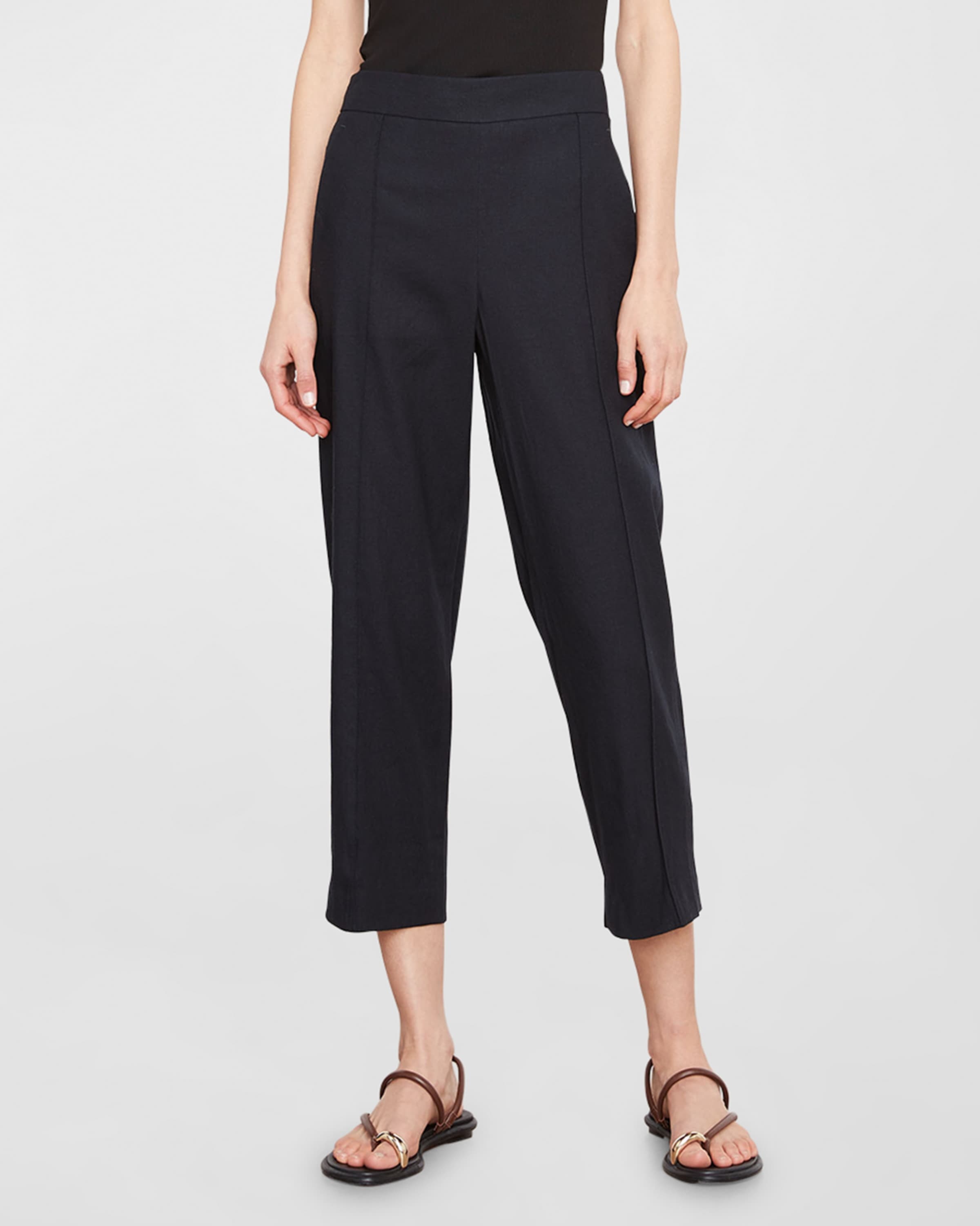 Mid-Rise Tapered Pull-On Pants - 1