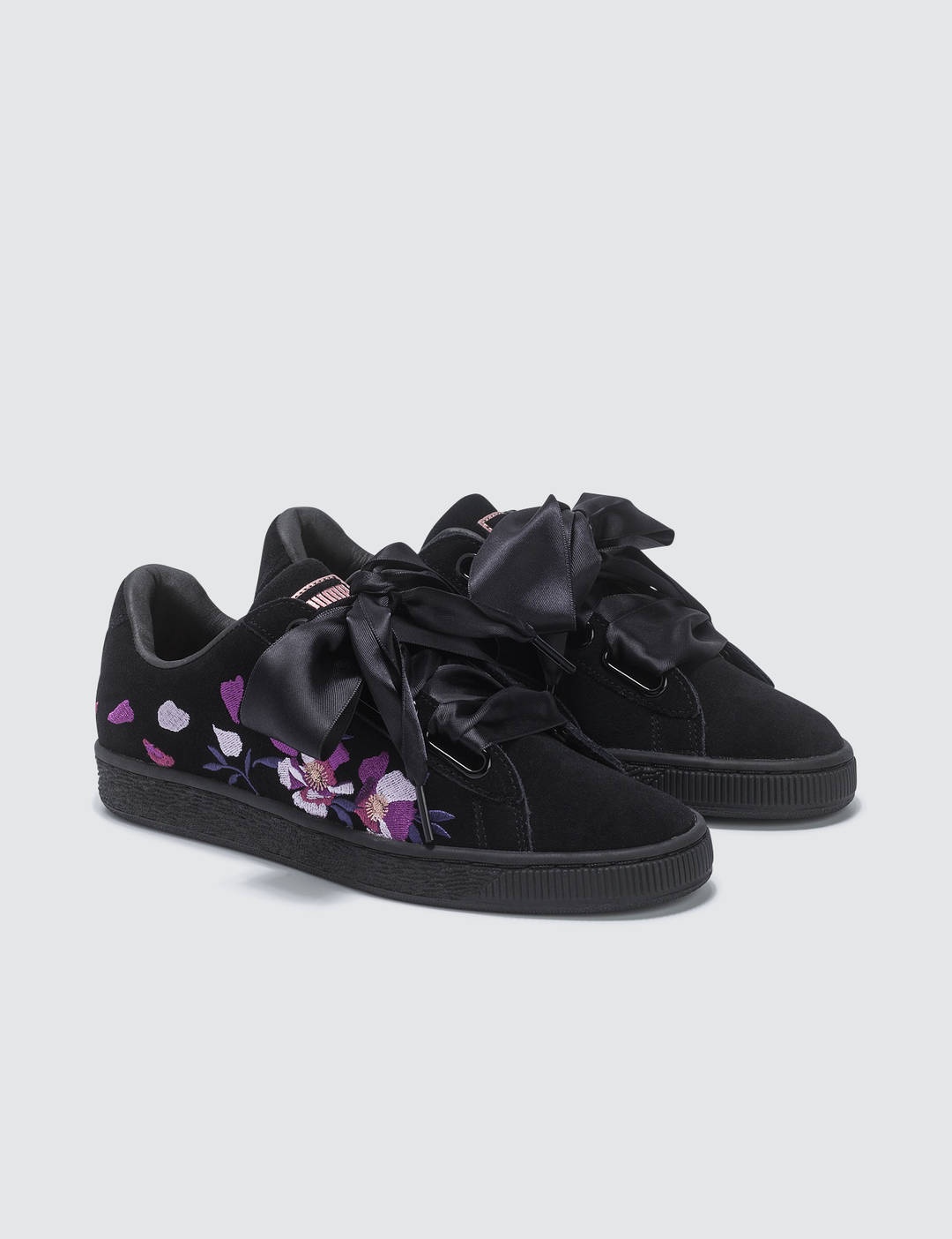 Suede Heart Flowery Wn's - 4