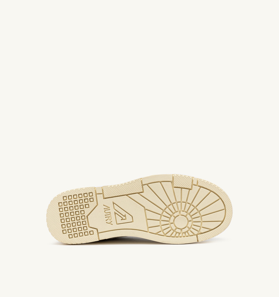 CLC LOW SNEAKERS IN WHITE LEATHER AND SUEDE - 4