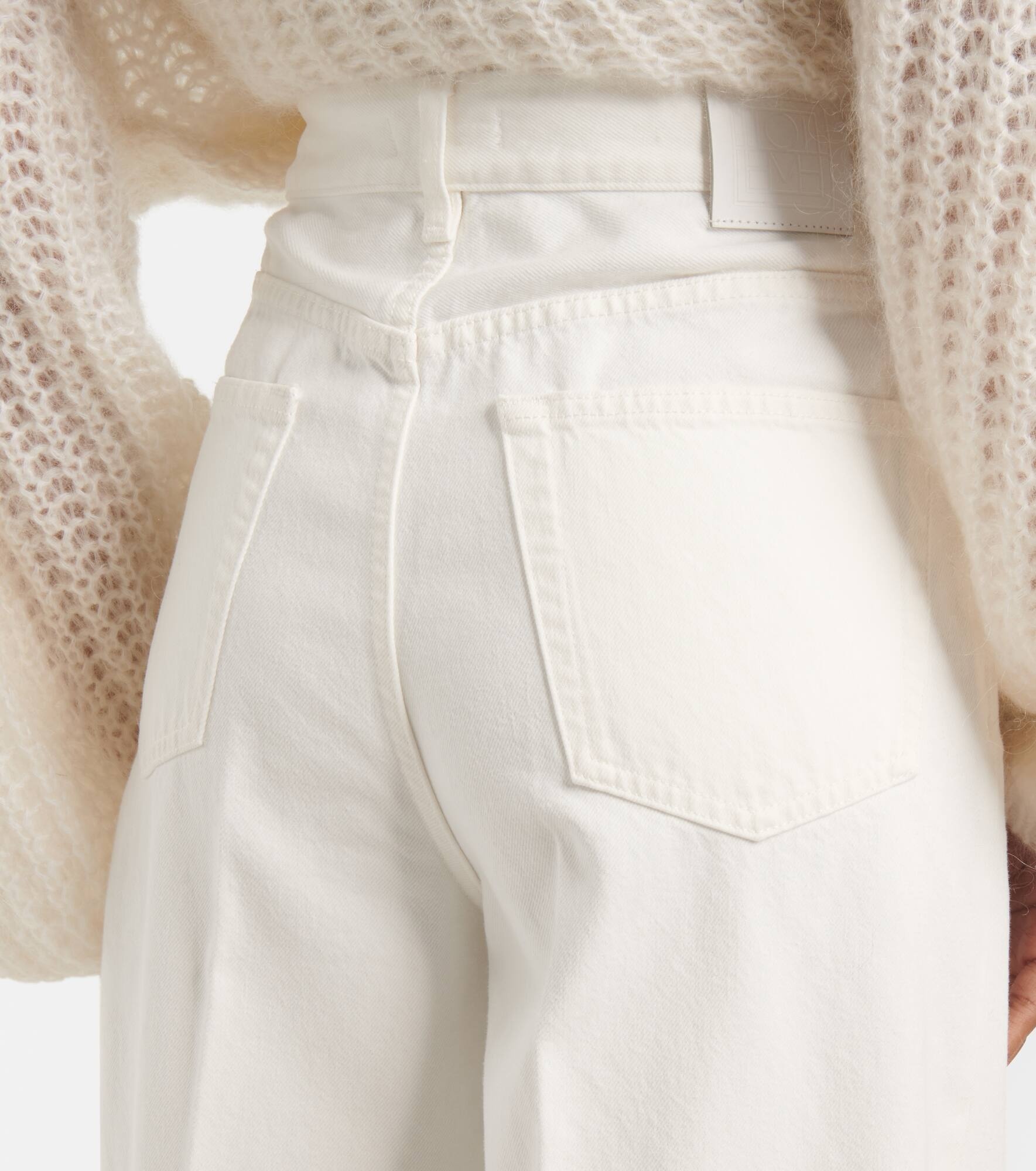 High-rise wide-leg jeans - 6