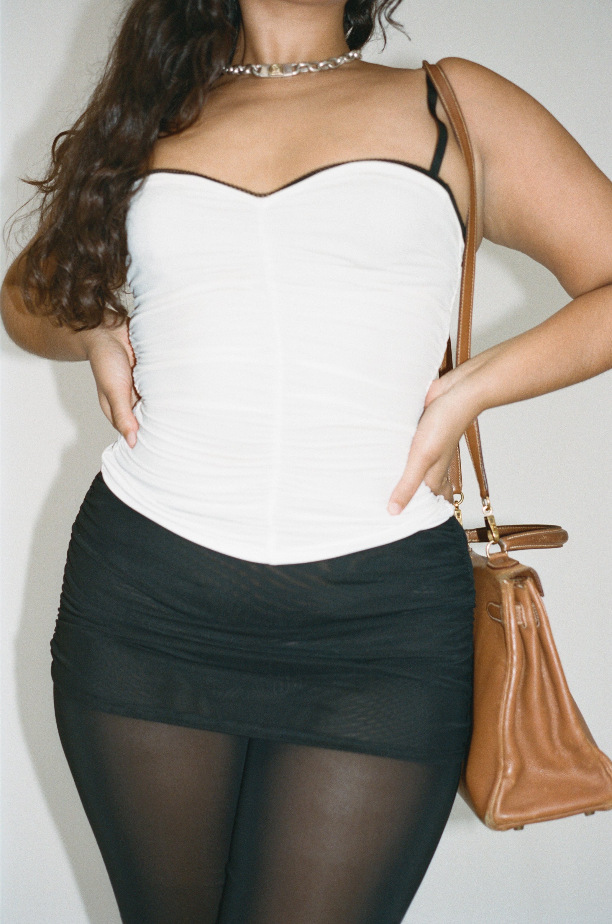 RENZO TUBE TOP - CREAM - 4