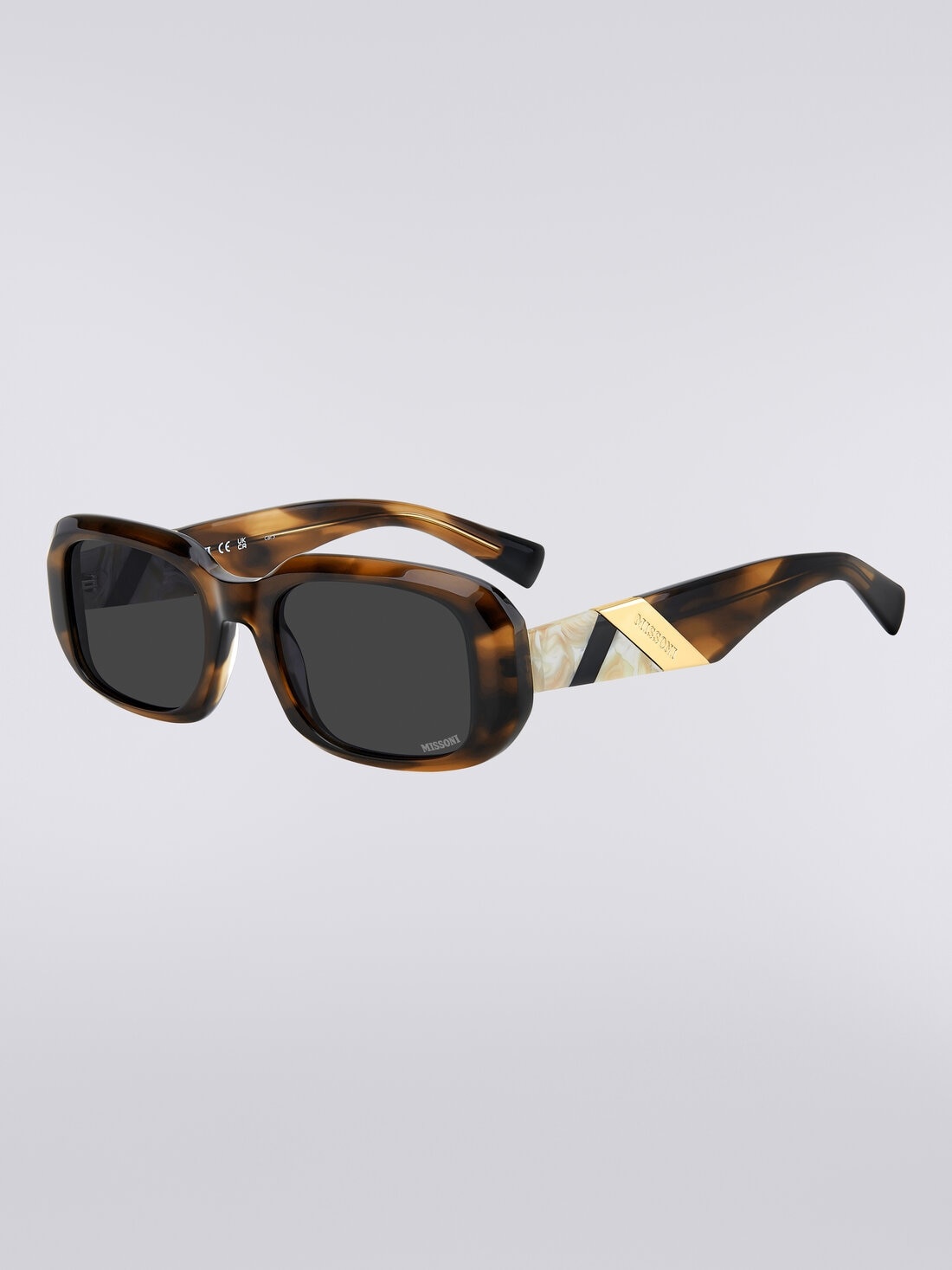 Rectangular acetate sunglasses - 2