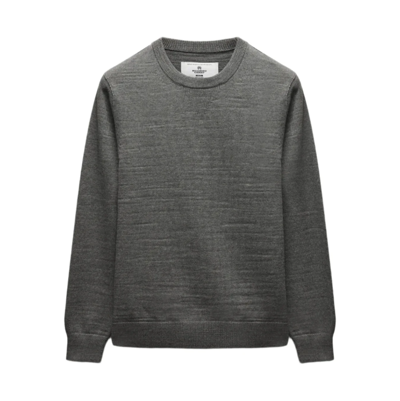 Cotton Slub Laurel Crewneck Heather Carbon - 1