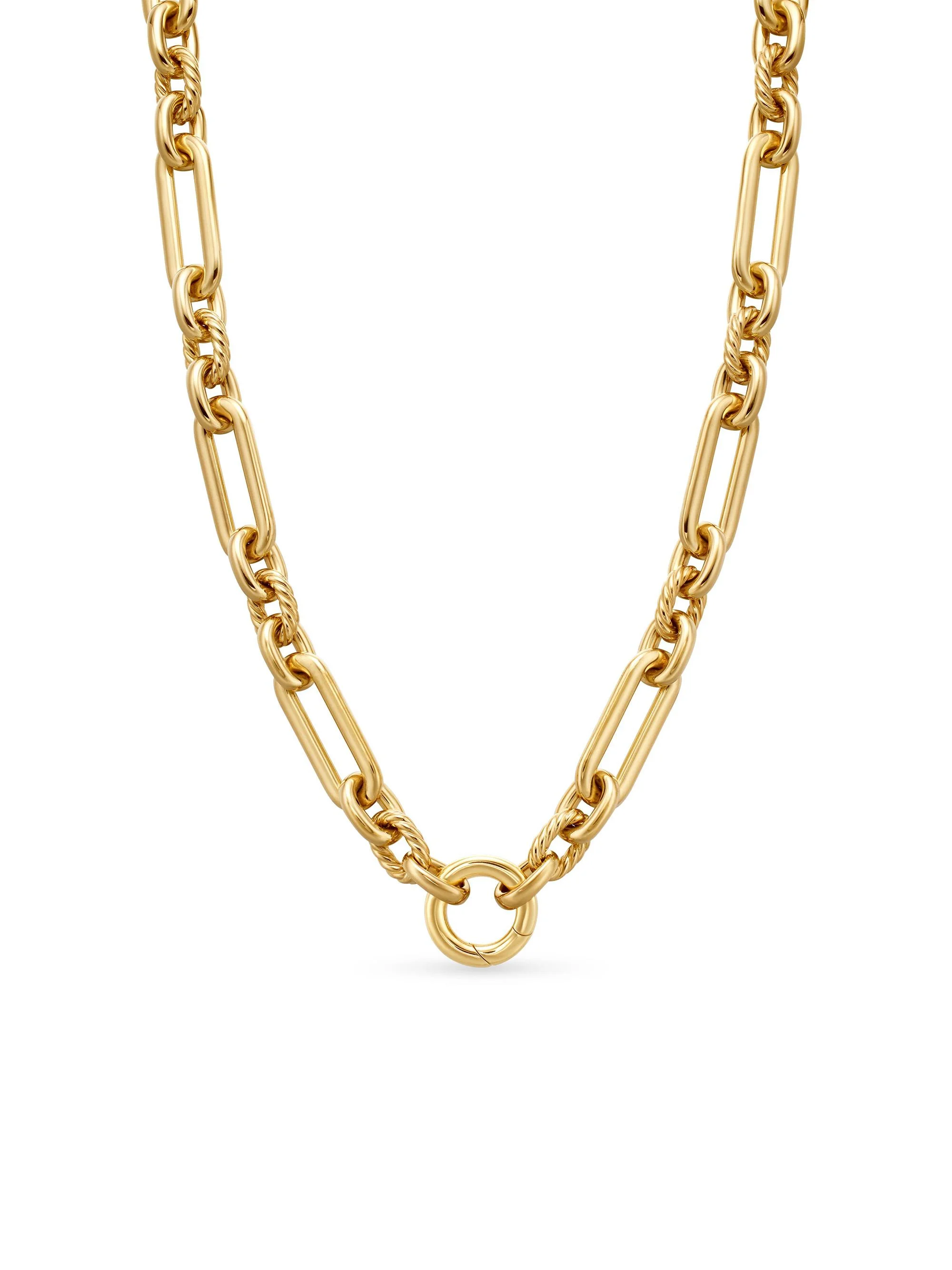 Women's Lexington Chain Necklace in 18K Yellow Gold, 9.8mm - Gold - 1