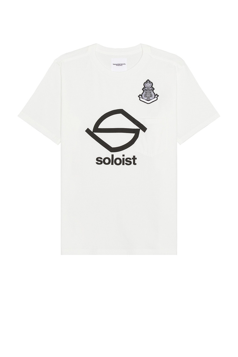 S Logo And Bone Emblem Pocket Tee 1