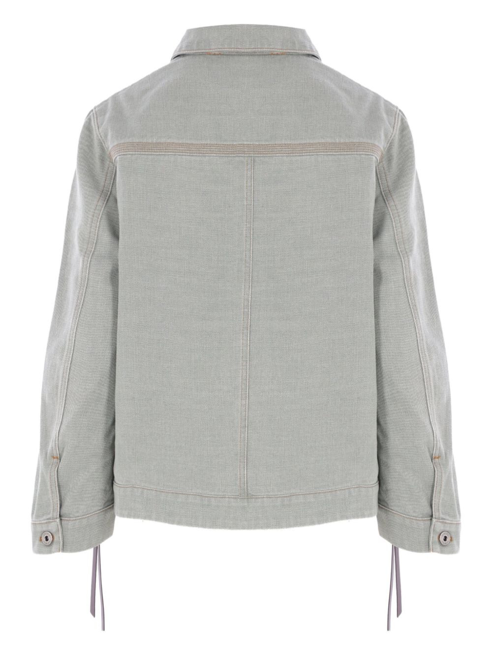 patch-pocket denim jacket - 2