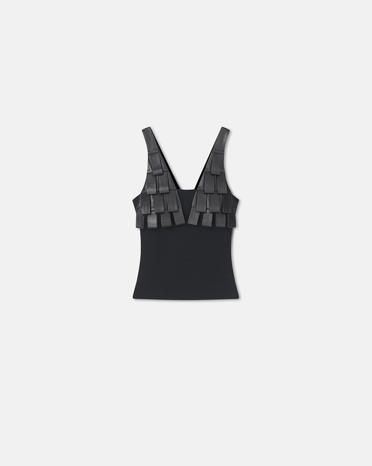 Jersey and Okobor™ Alt-Leather Top - 1