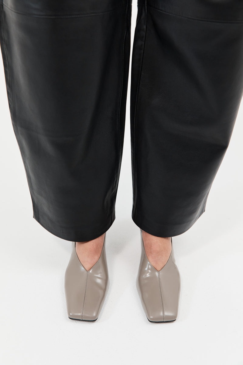 Square Toe Sling Back Heel - Slate - 5