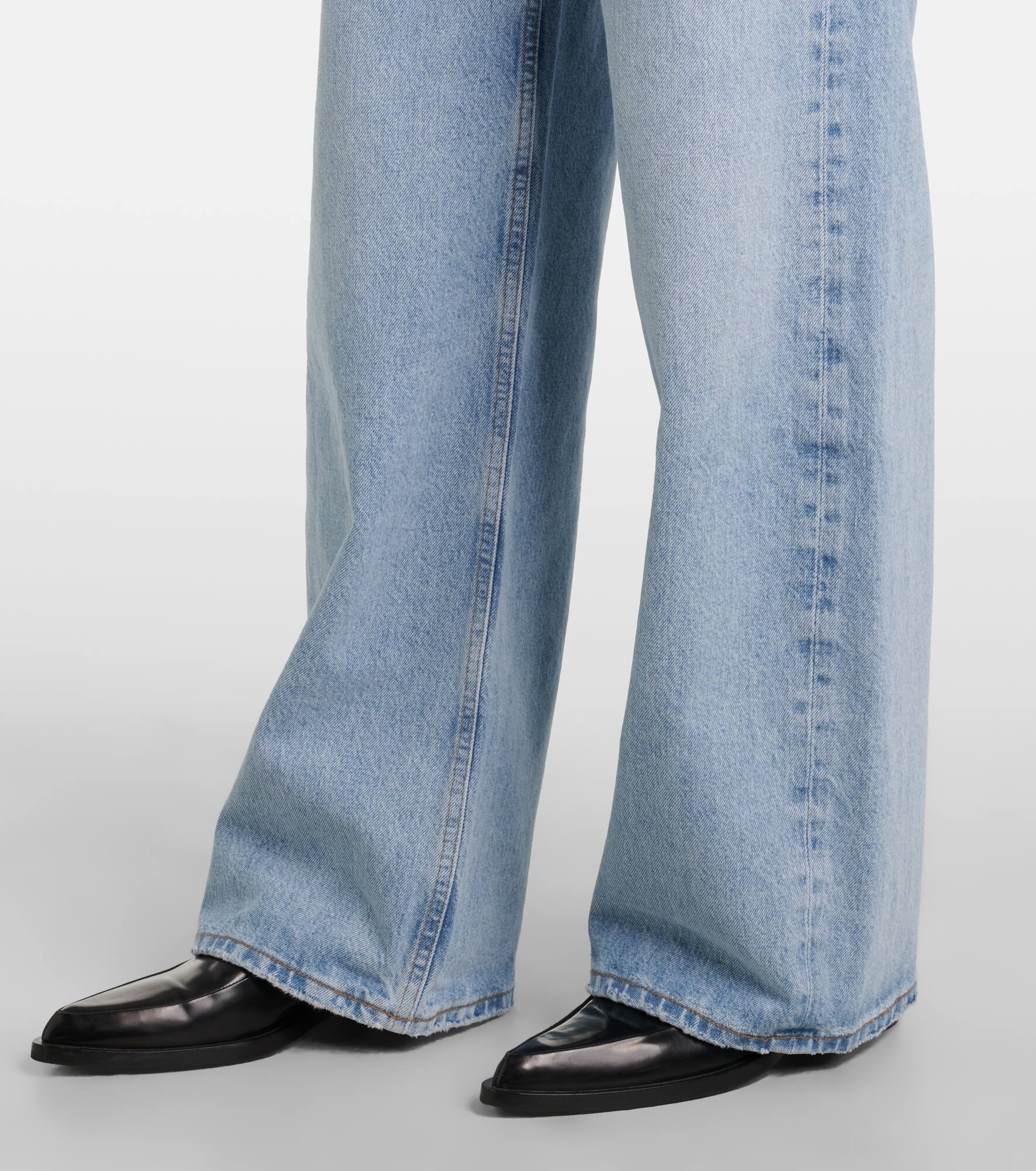 Low Curve mid-rise wide-leg jeans - 5
