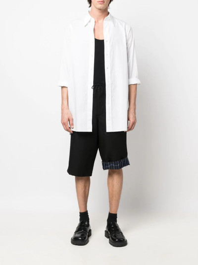 Maison Margiela drop-crotch four-stitch shorts outlook