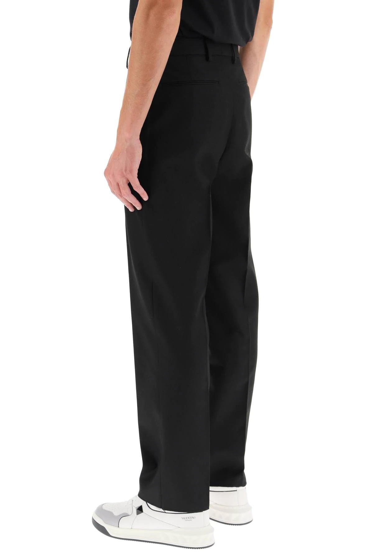 TECHNICAL WOOL TROUSERS - 4