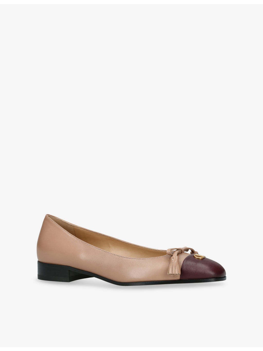 Valet du Roi Leather Ballerina Flats - 2