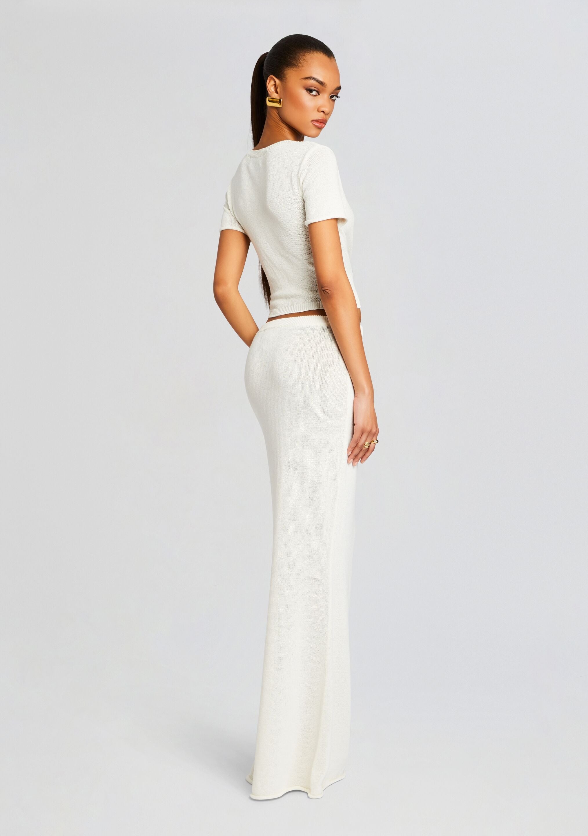 KORA KNIT MAXI SKIRT - 4