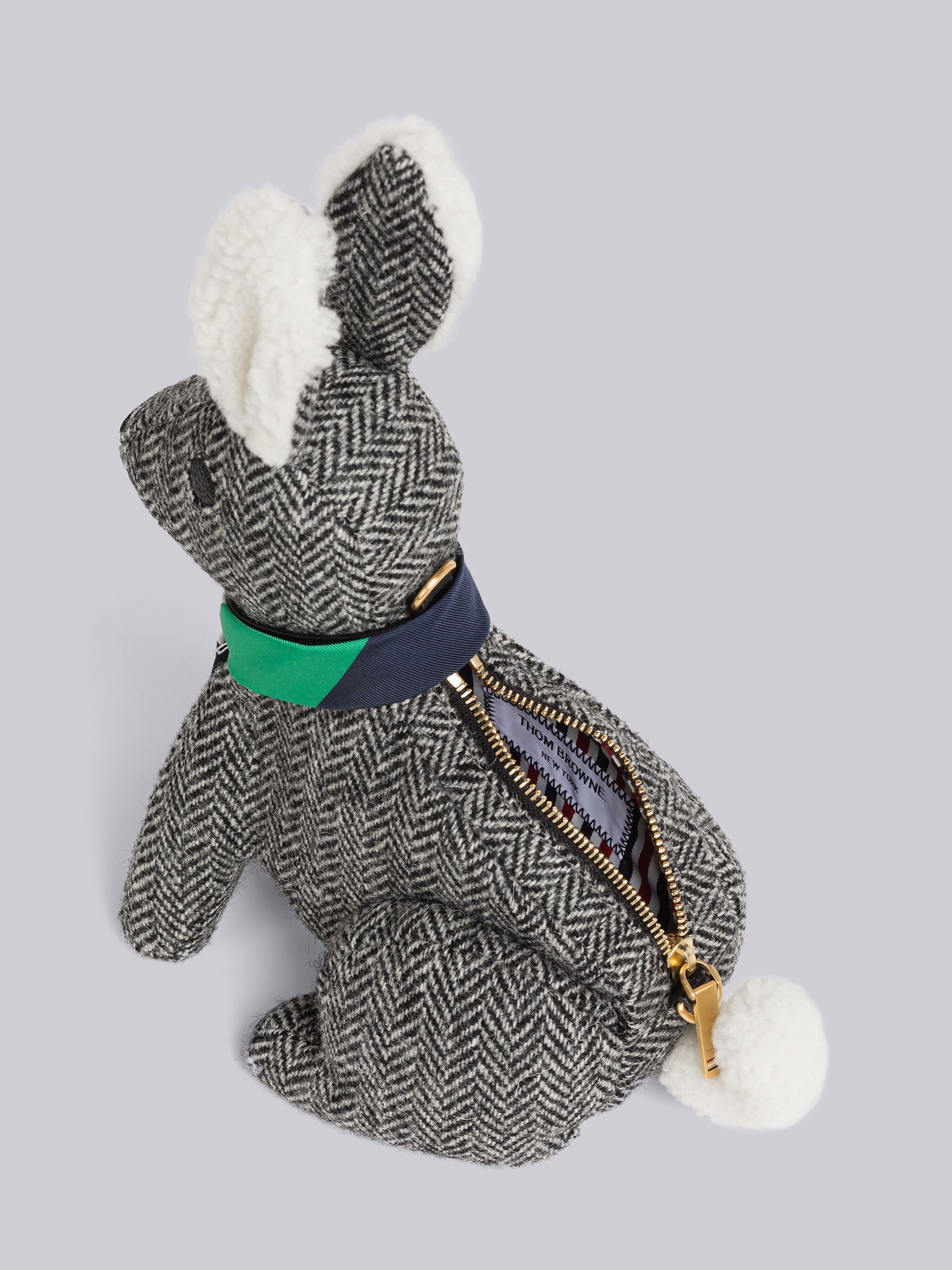 Herringbone Small Rabbit Shoulder Bag - 5