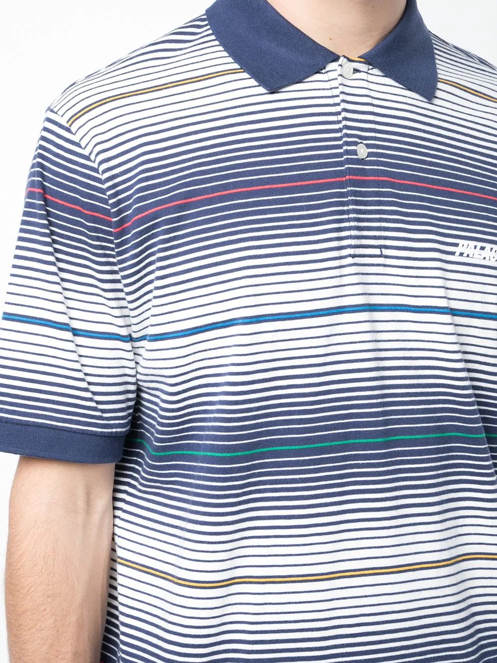 striped polo shirt - 5