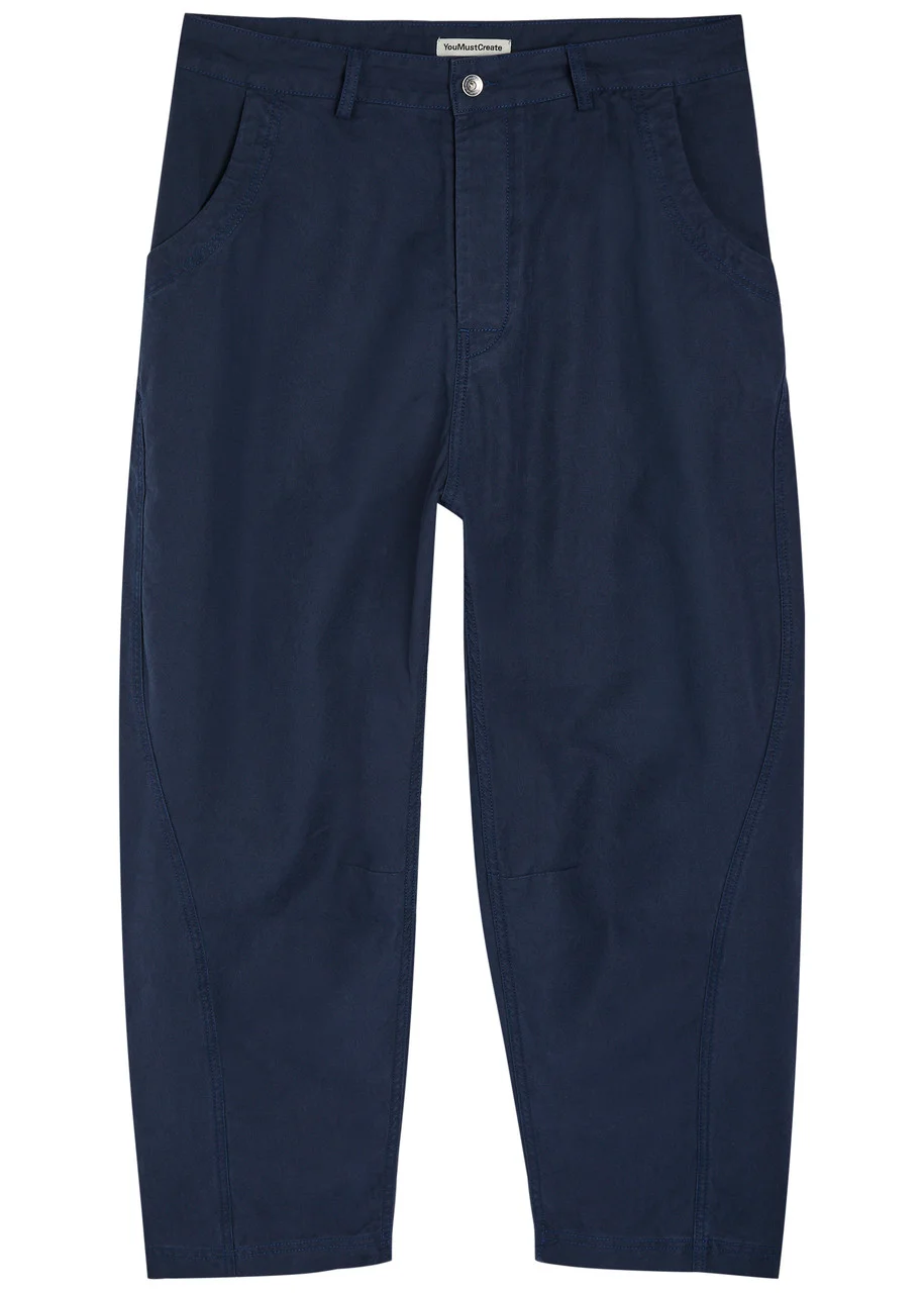 Ymc Barrel-leg Canvas Trousers - 1