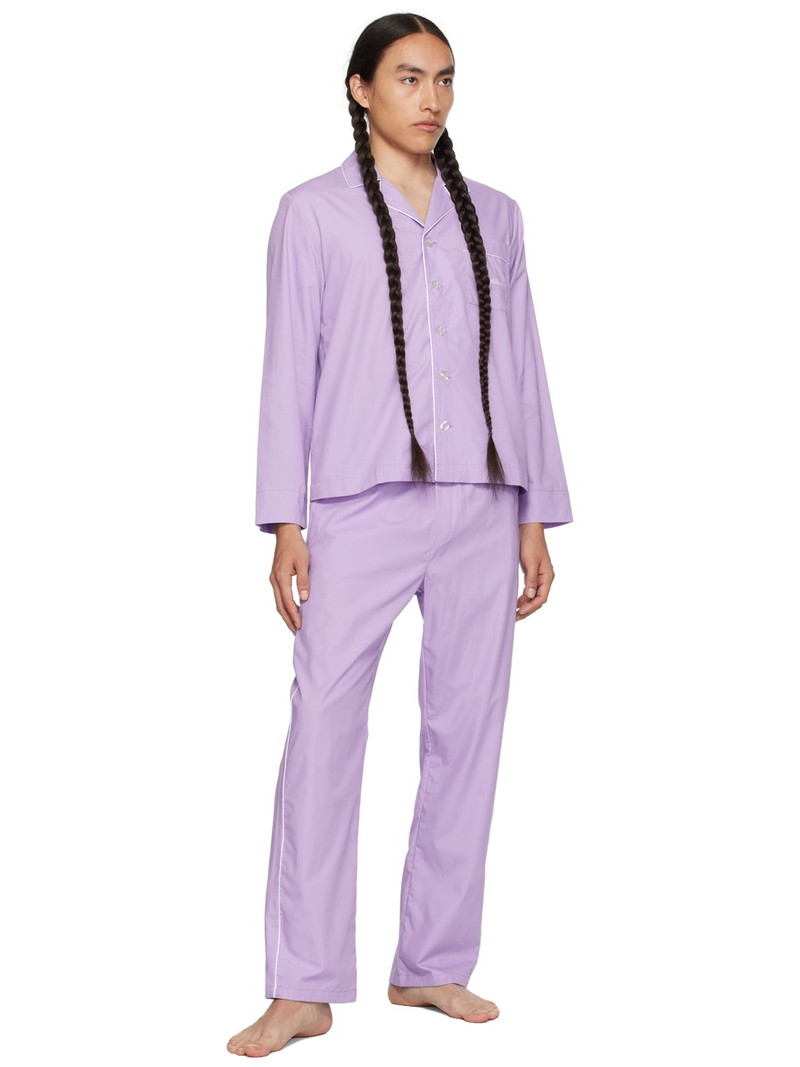 Sporty & Rich Purple Serif Shirt outlook