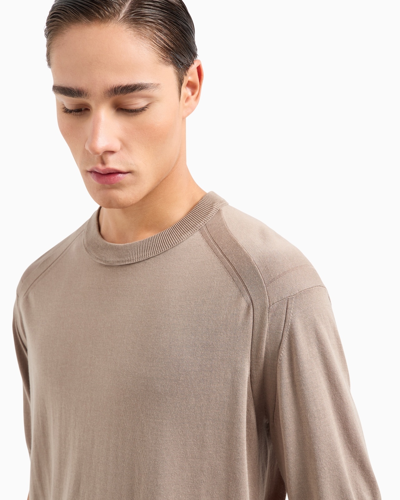 ASV LYOCELL-BLEND PLAIN-KNIT JUMPER - 5