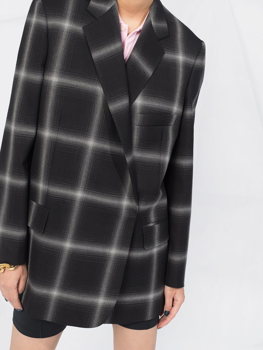 Rylee oversized check jacket - 5