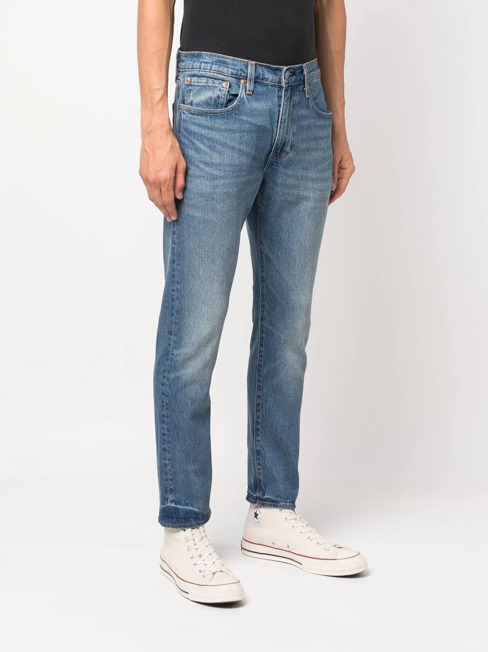 light-wash slim-fit jeans - 3