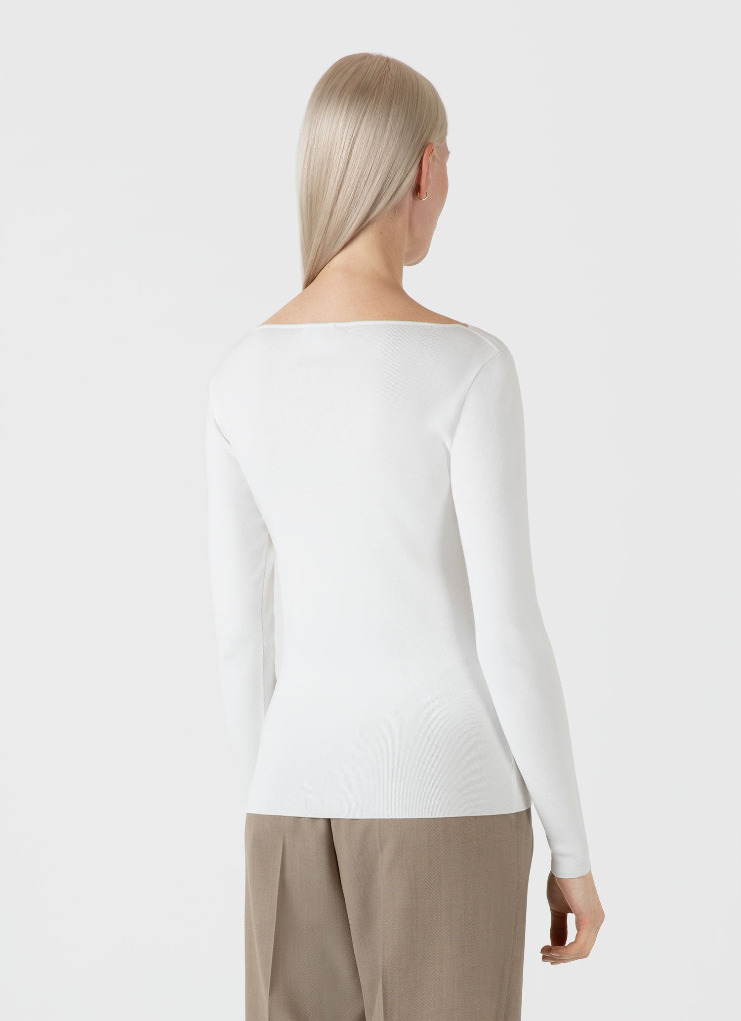 Viscose Slash Neck Top - 3