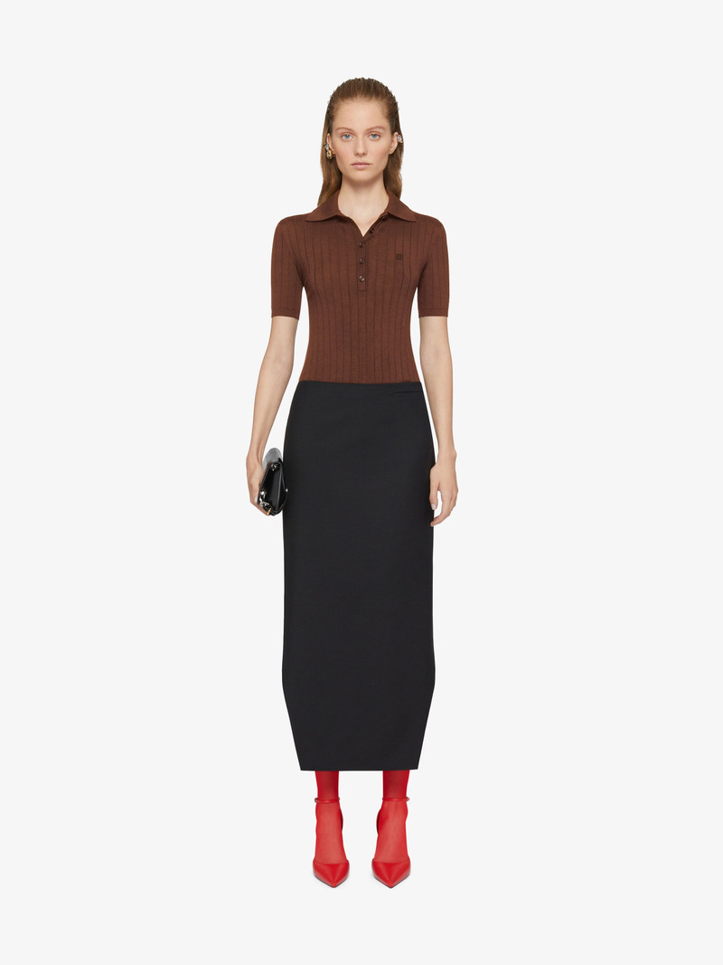 Givenchy POLO SWEATER IN WOOL outlook