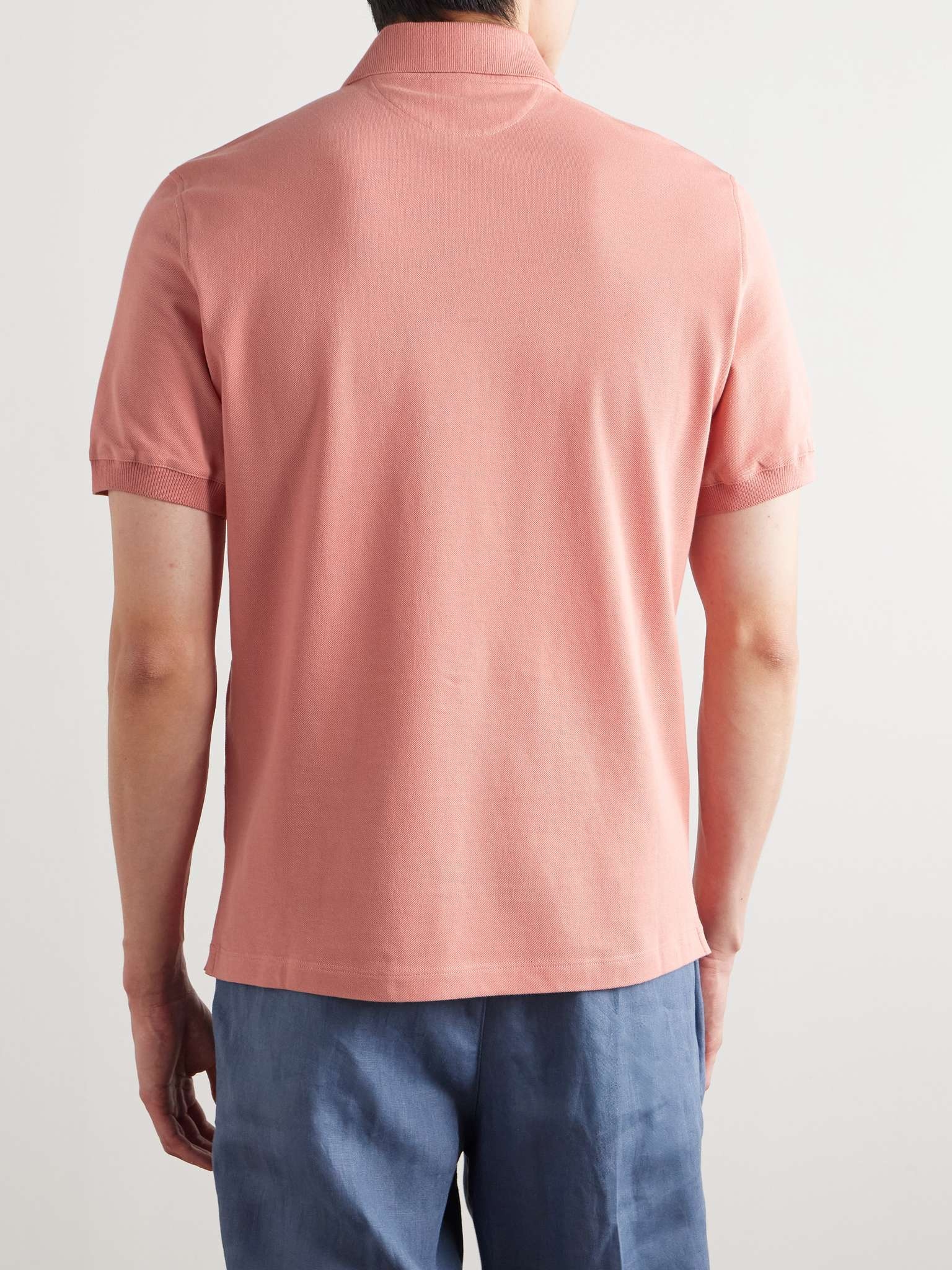 Slim-Fit Cotton-Piqué Polo Shirt - 4