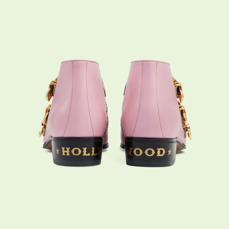 GUCCI Men's buckle ankle boots outlook