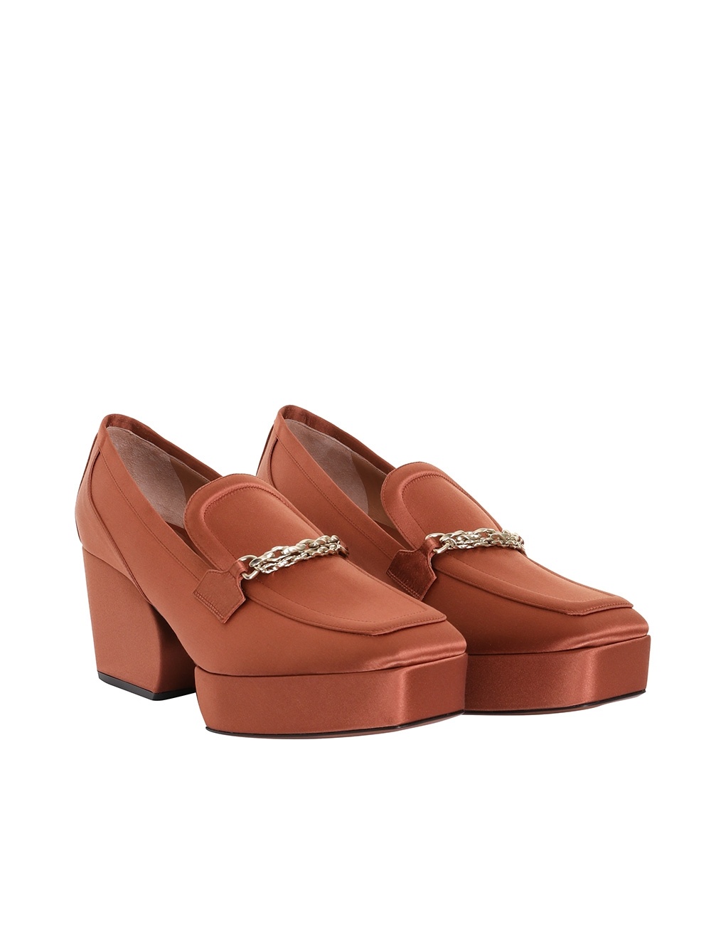 CRESCENT SATIN LOAFER - 3