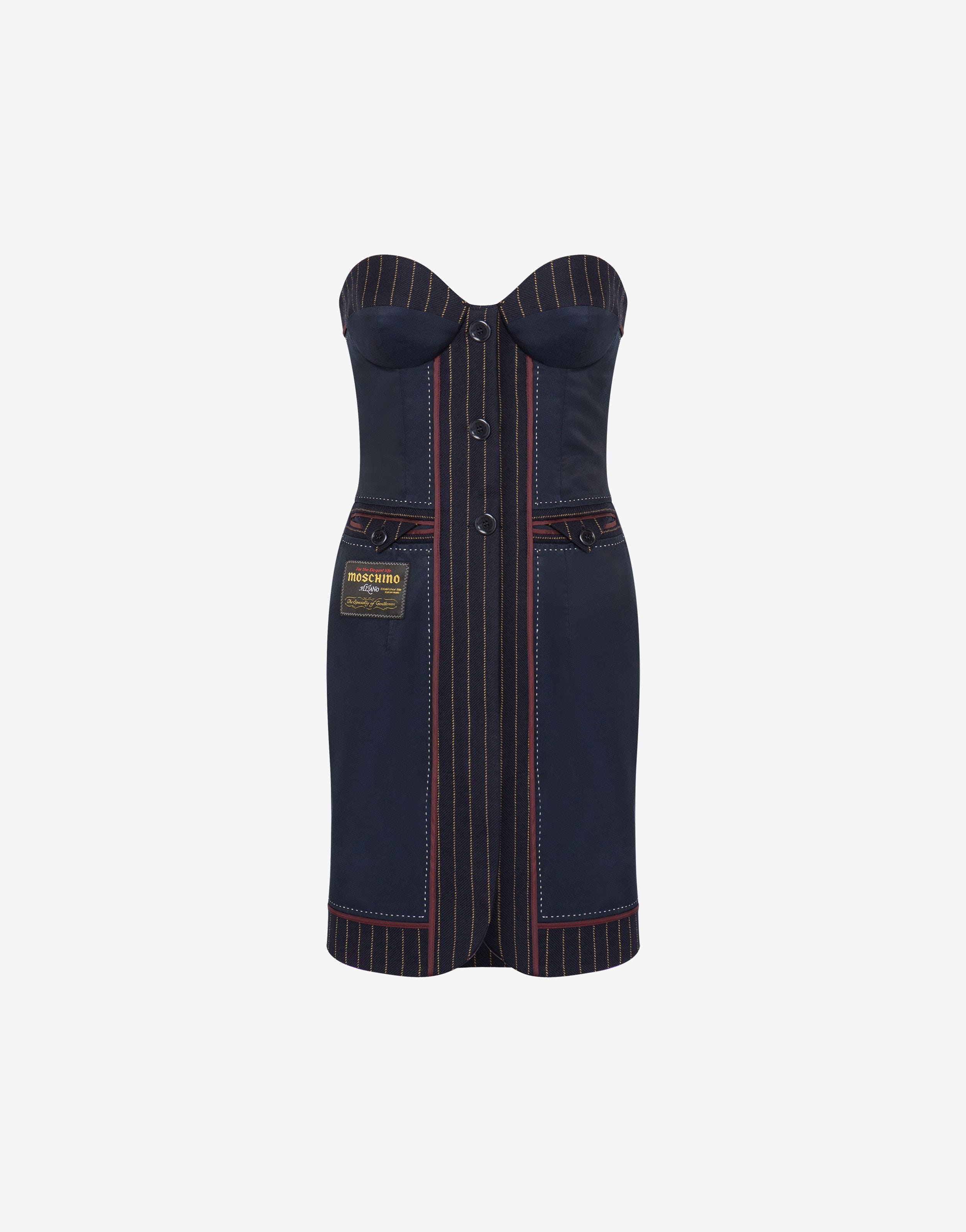 INSIDE OUT WOOL CORSET DRESS - 1