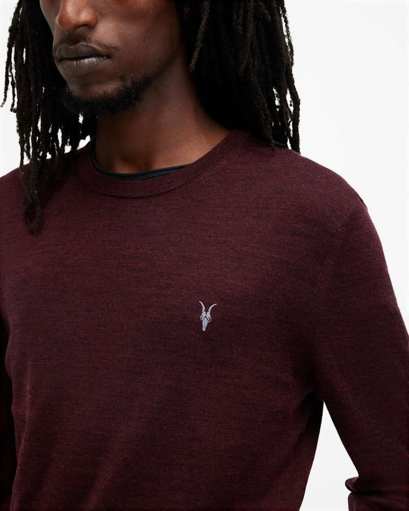 MODE MERINO CREW NECK RAMSKULL SWEATER 3