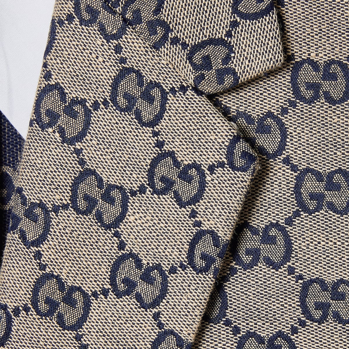 GG linen blend canvas jacket - 7