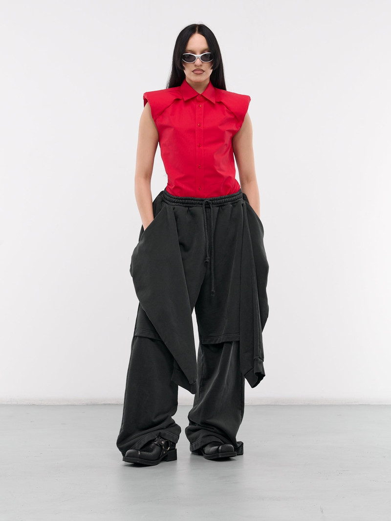 ALAINPAUL Collarbone Sleeveless Shirt outlook