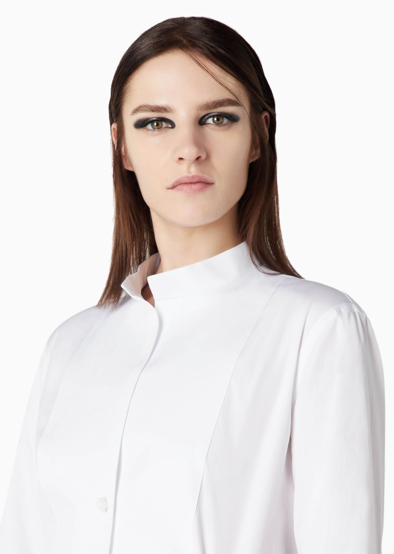 Tuxedo shirt in cotton poplin - 5