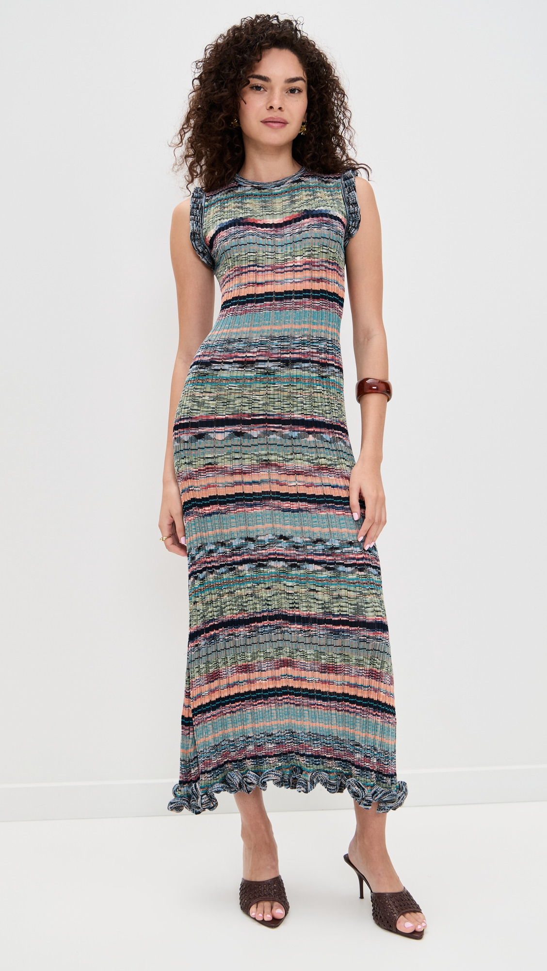 Ajak Sleeveless Knit Midi Dress - 6