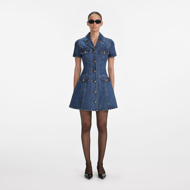 Denim Mini Dress 1