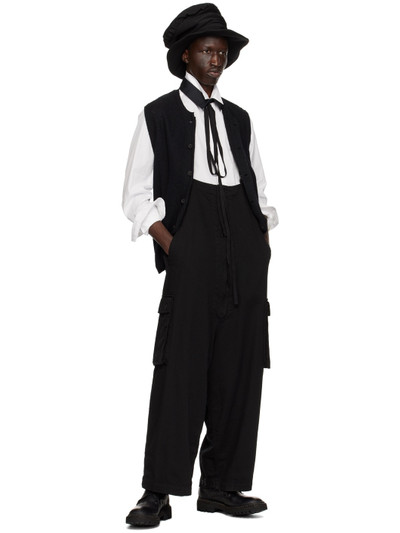 Yohji Yamamoto Black Reversible Vest outlook