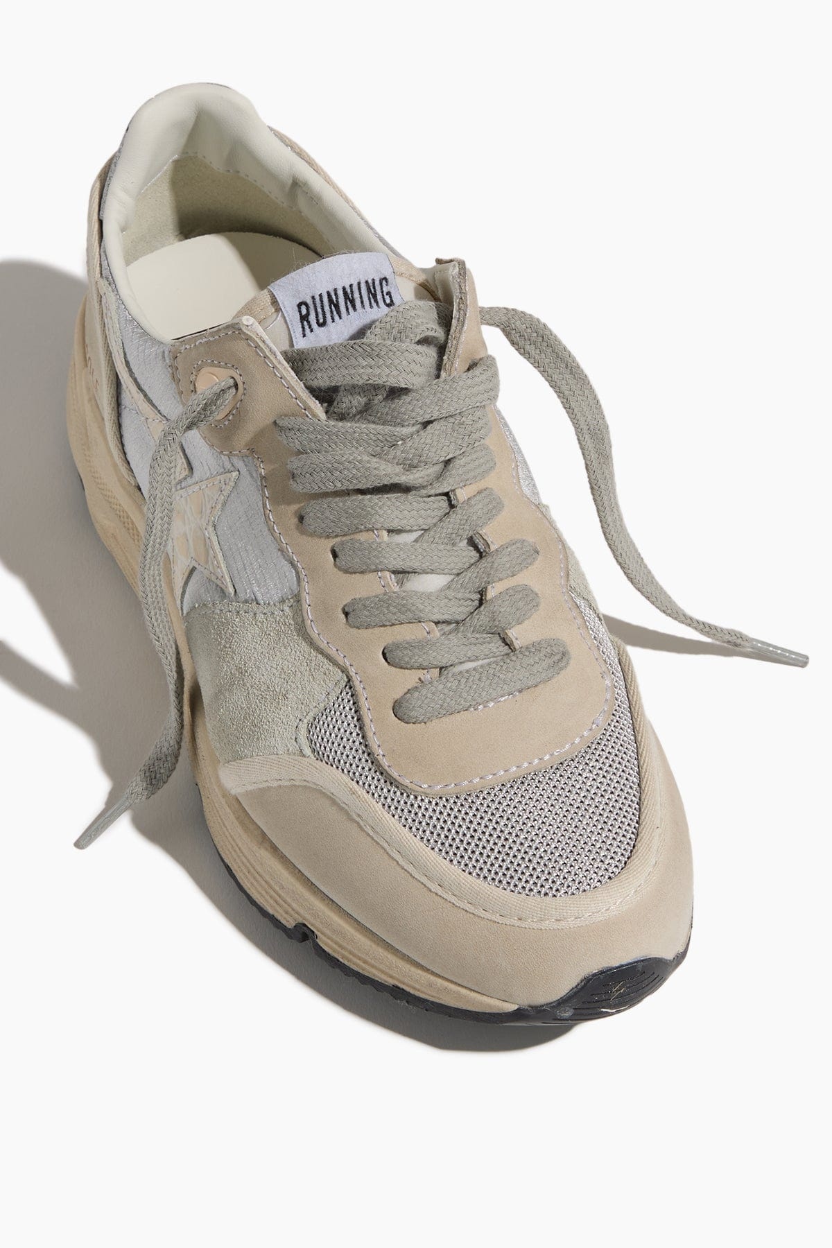 Running Sole Sneaker in Silver/Ice/Buttercream - 4