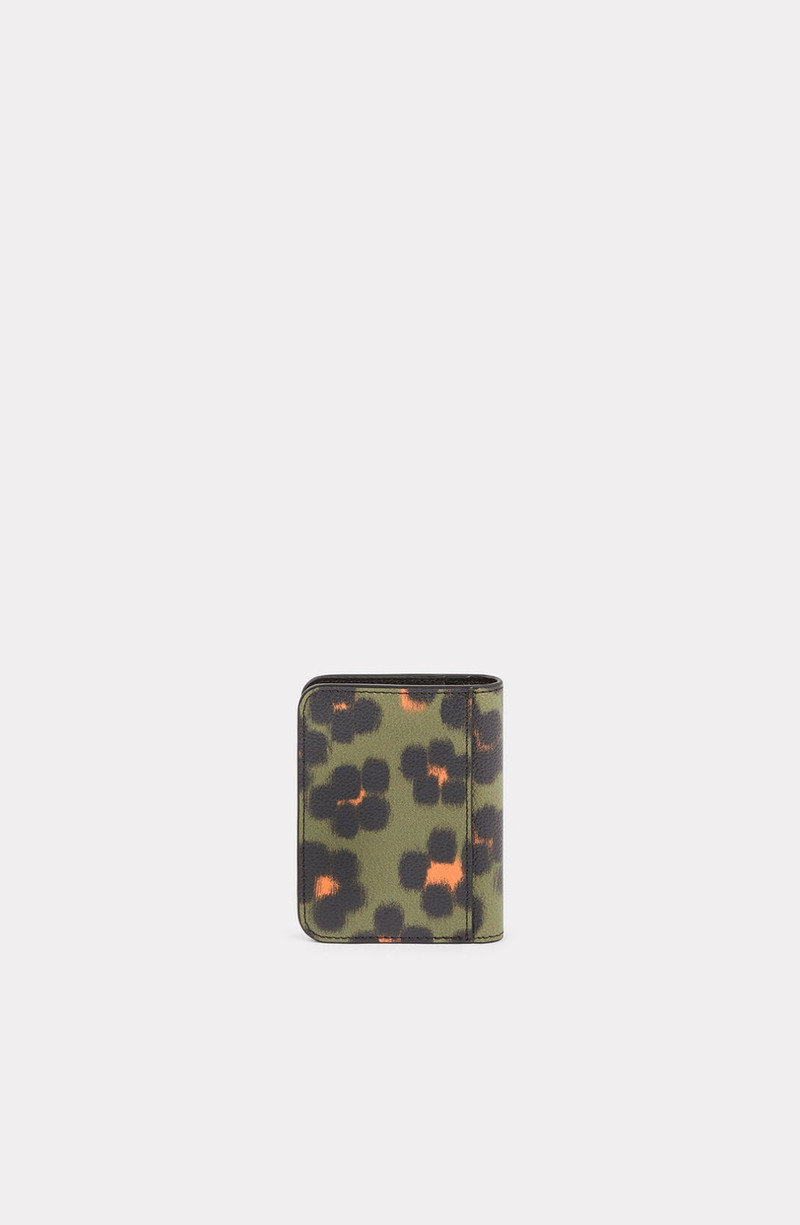 KENZO 'Hana Leopard' bifold wallet outlook