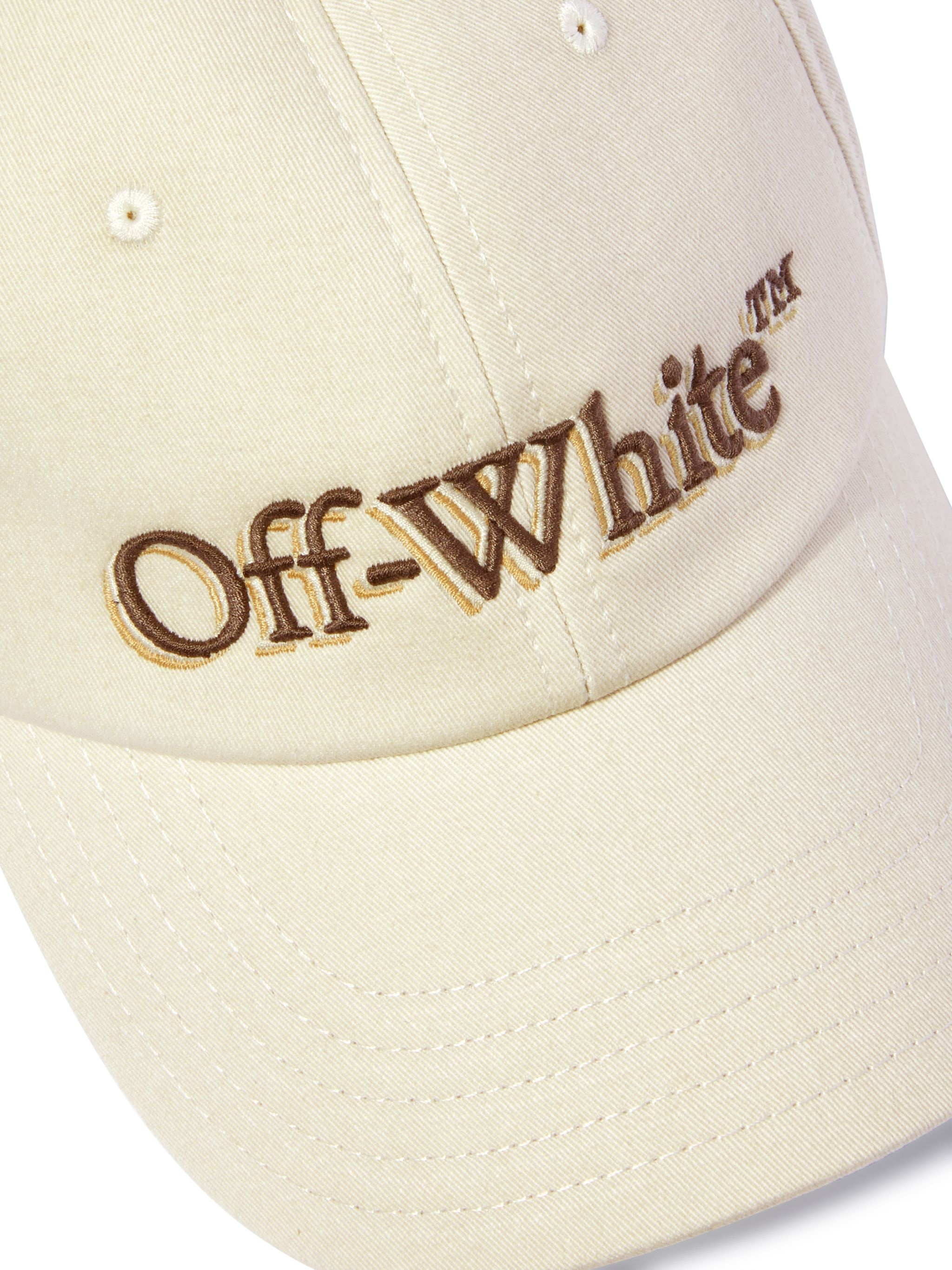 White Bookish Shadow Baseball Cap - 3