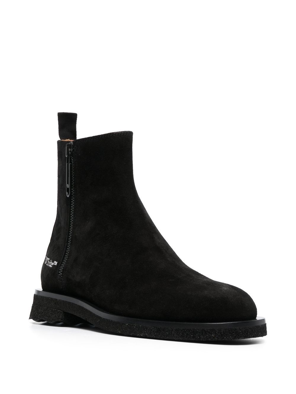 logo-print ankle boots - 2