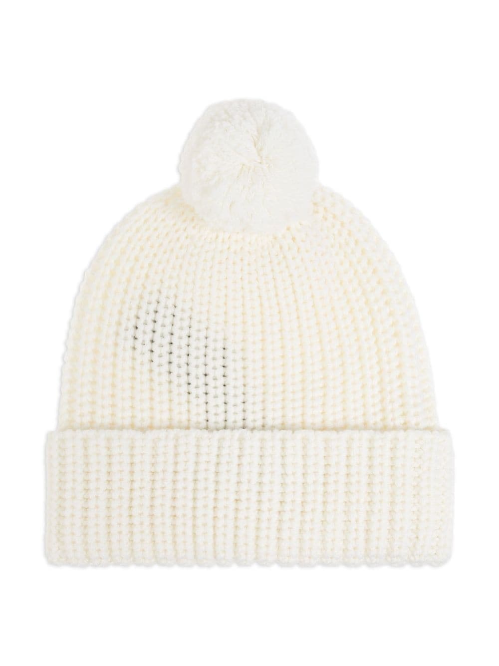 ribbed-knit pompom beanie - 2