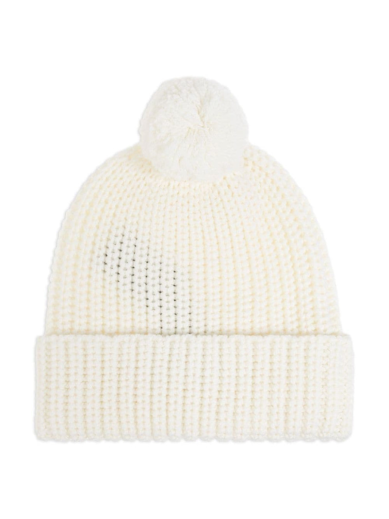 DSQUARED2 ribbed-knit pompom beanie outlook