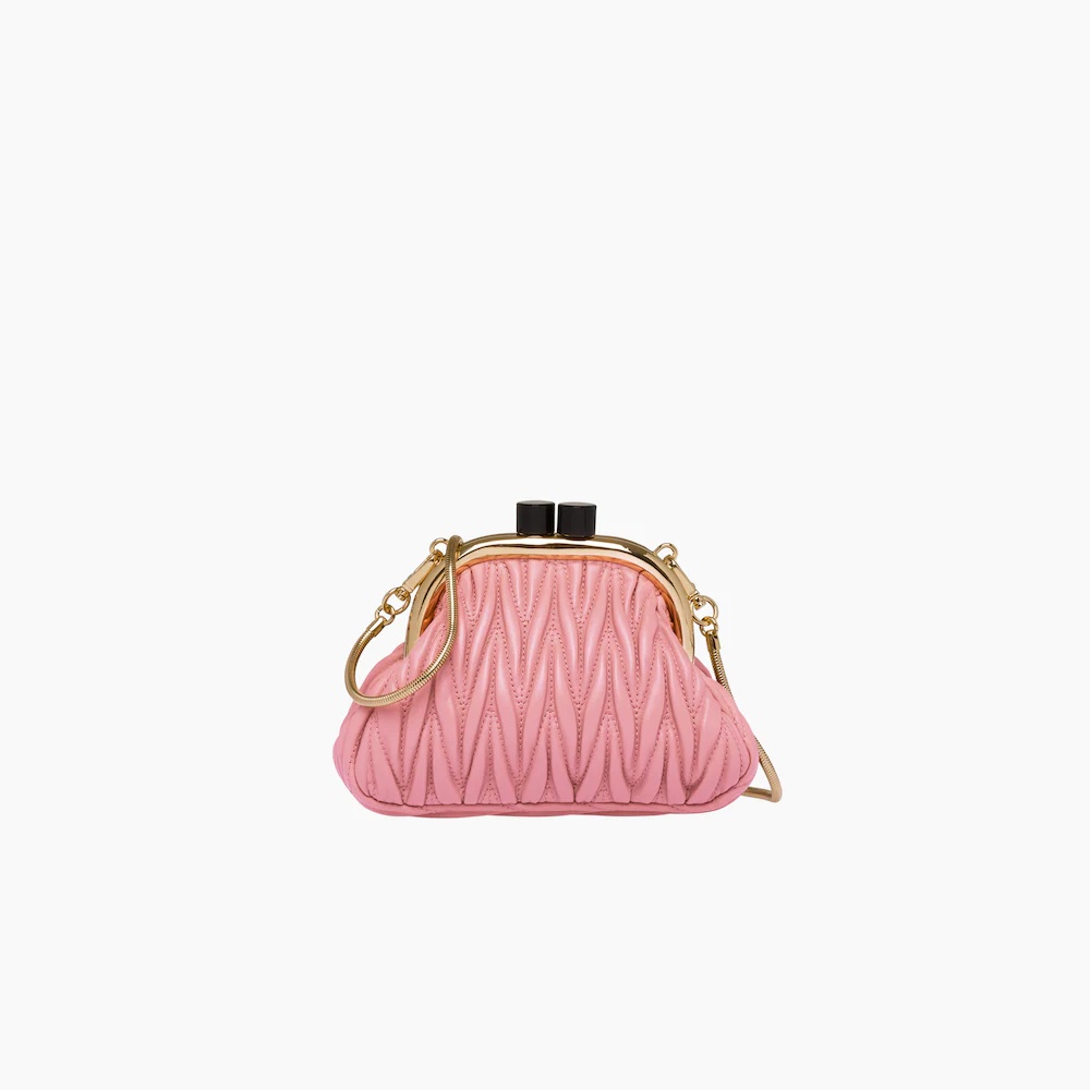 Miu Belle nappa leather mini-bag - 1