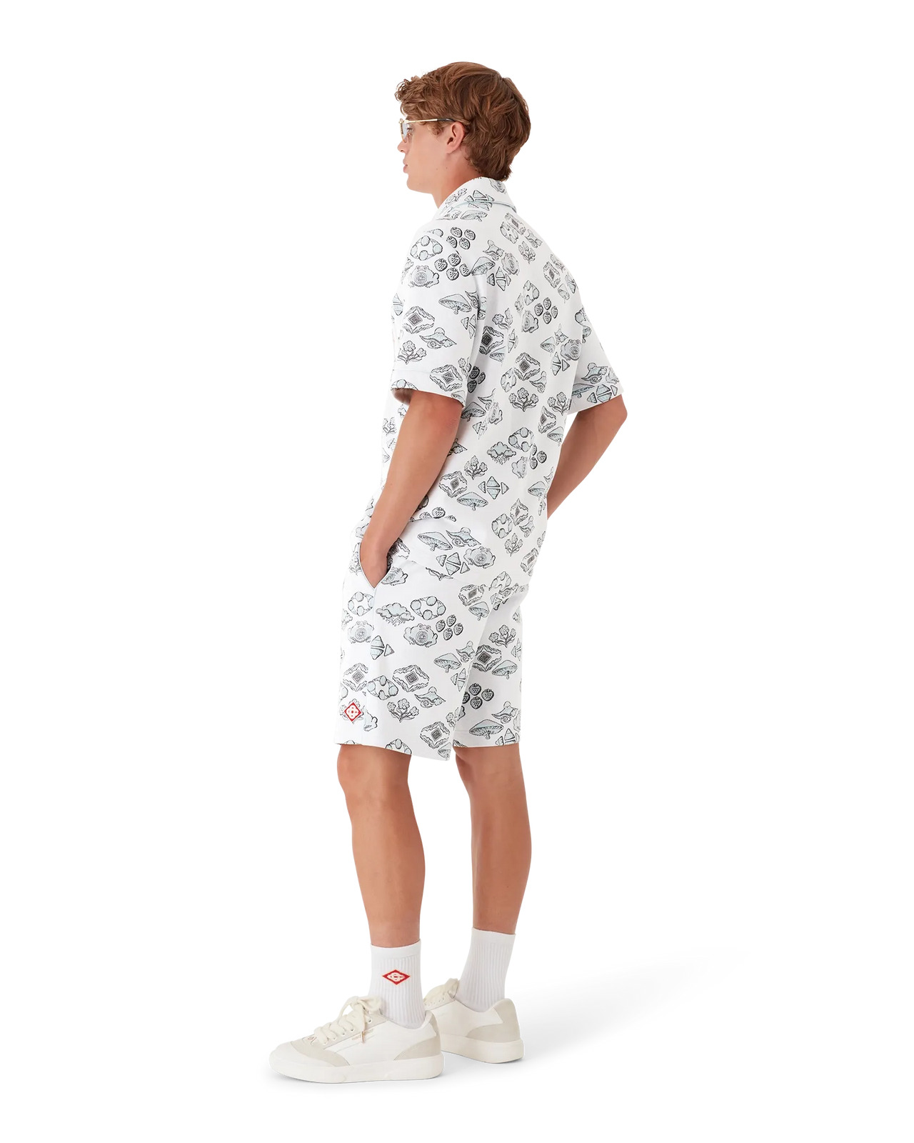 Jacquard Motif Track Shorts | Casablanca Paris - 2