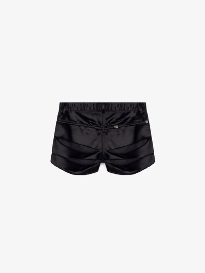 Givenchy SHORT PANTS IN RIPPED SATIN outlook