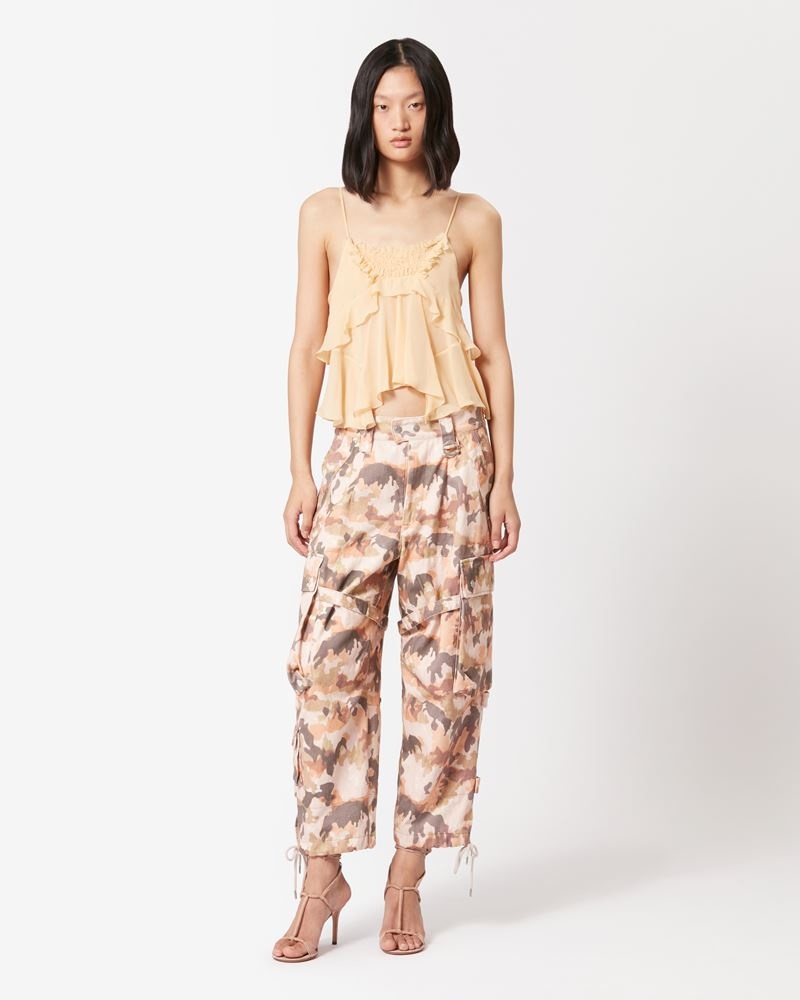 ELORE PRINTED COTTON TROUSERS - 2